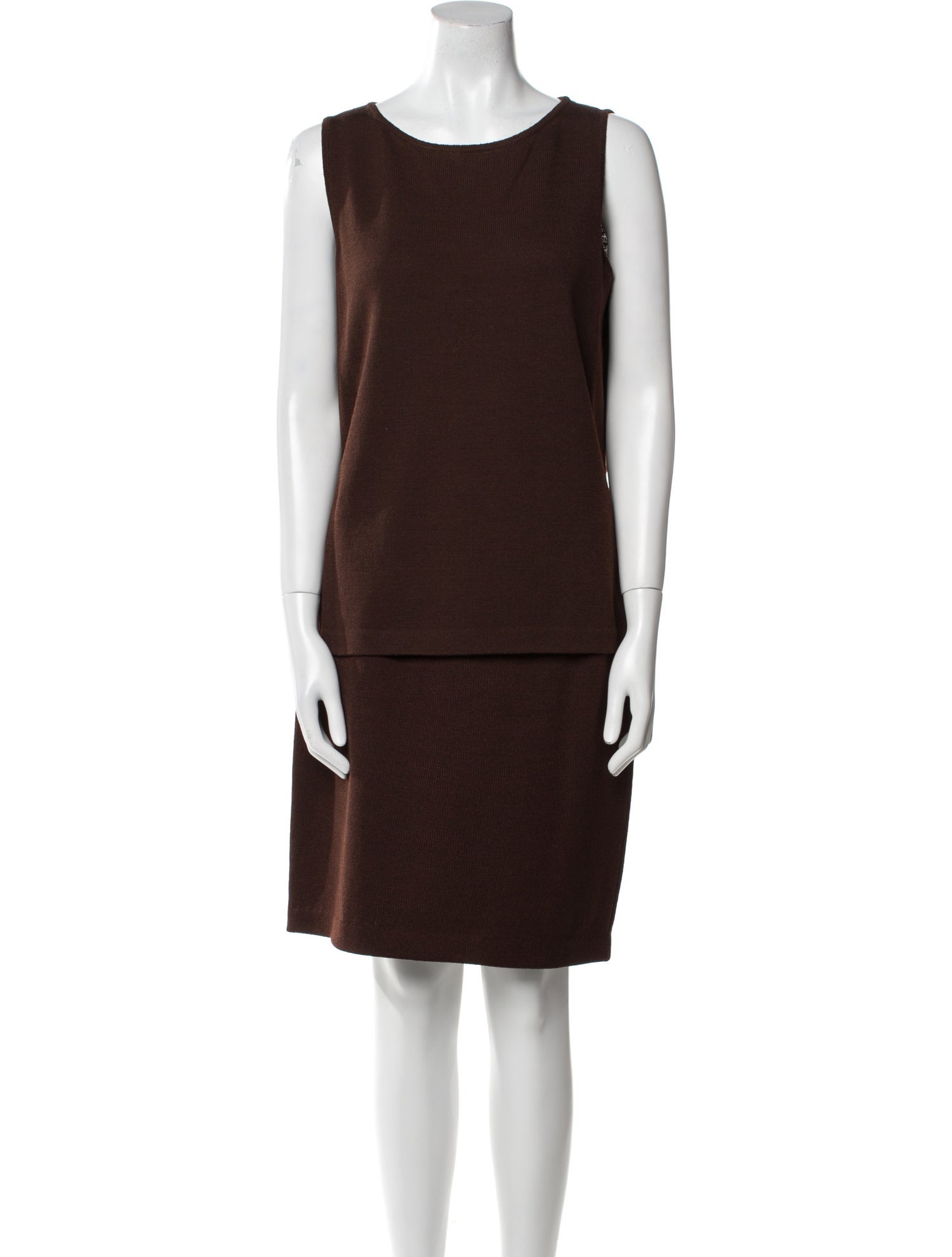 St. John Collection Wool Skirt Set