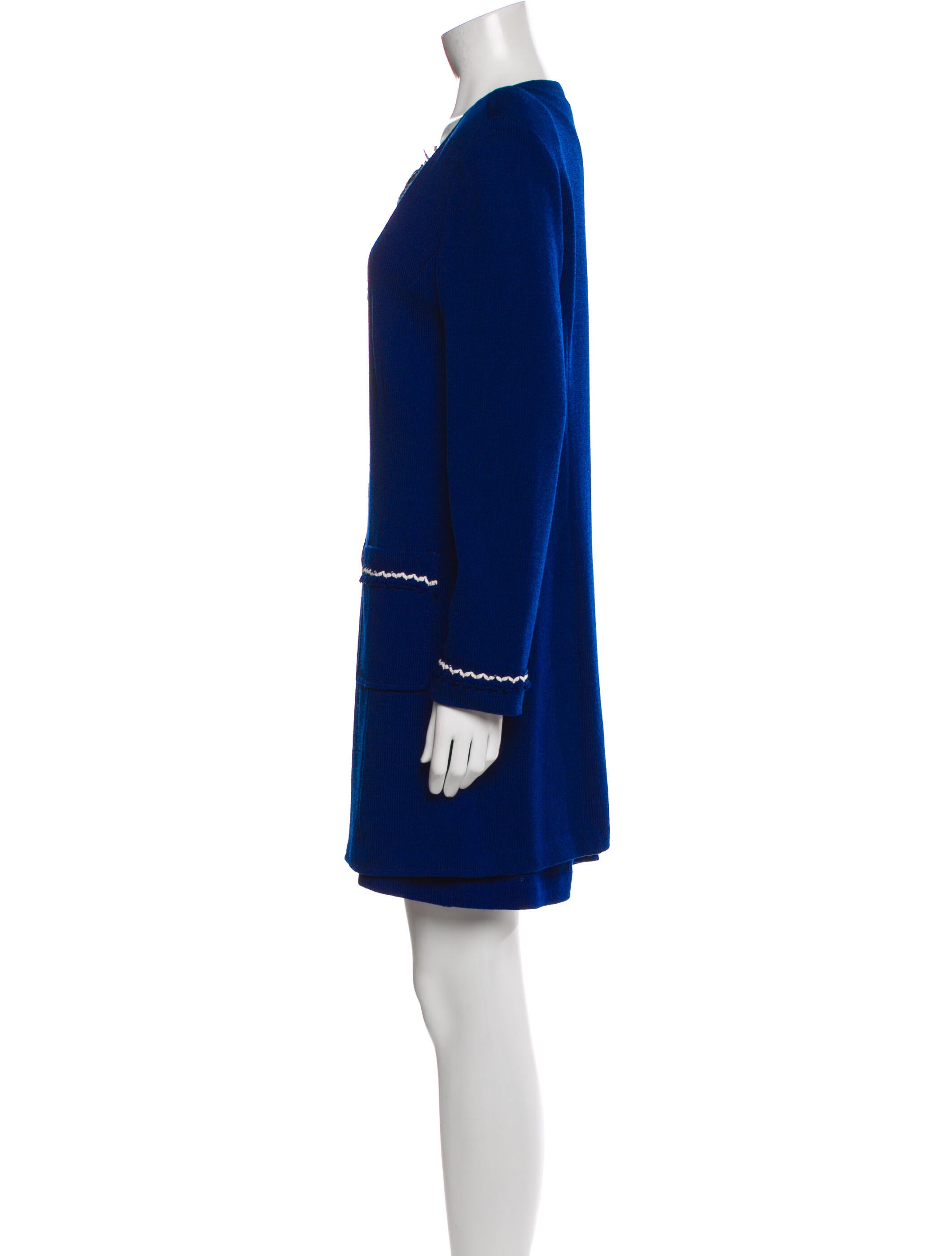 St. John Collection Wool Skirt Set