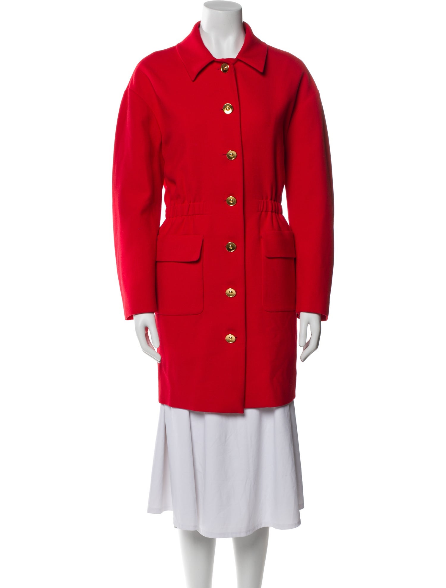 St. John Wool Trench Coat