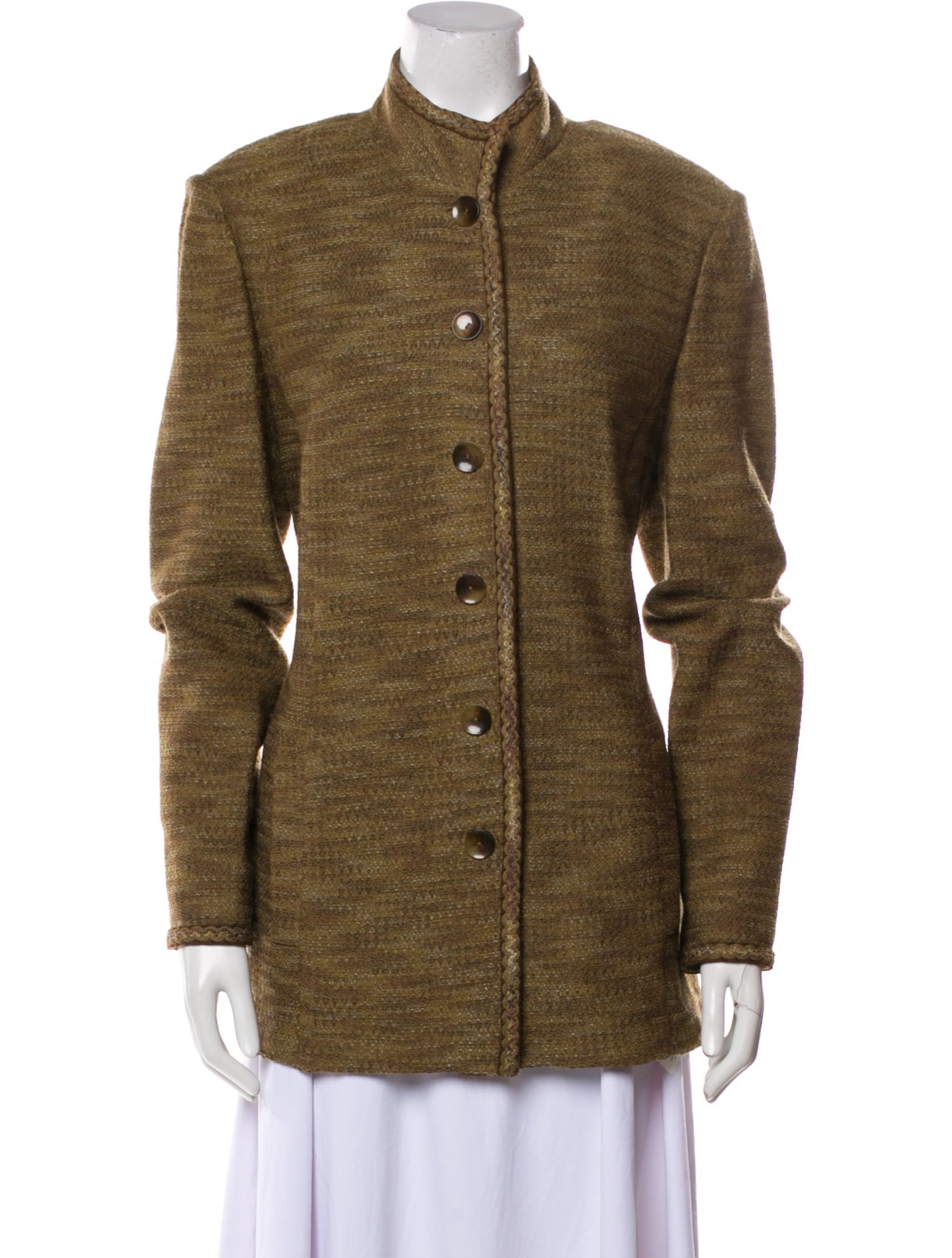 St. John Collection Tweed Pattern Blazer