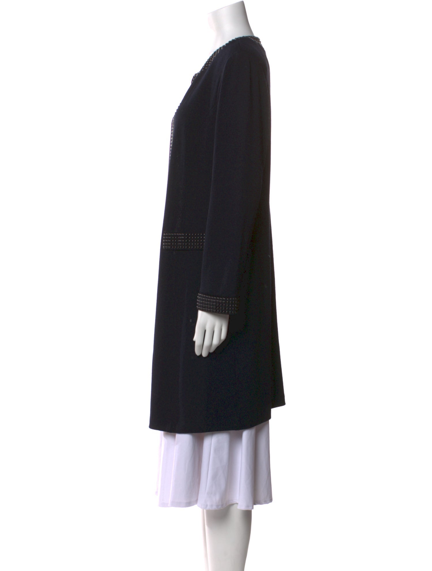 St. John Collection Wool Scoop Neck Sweater