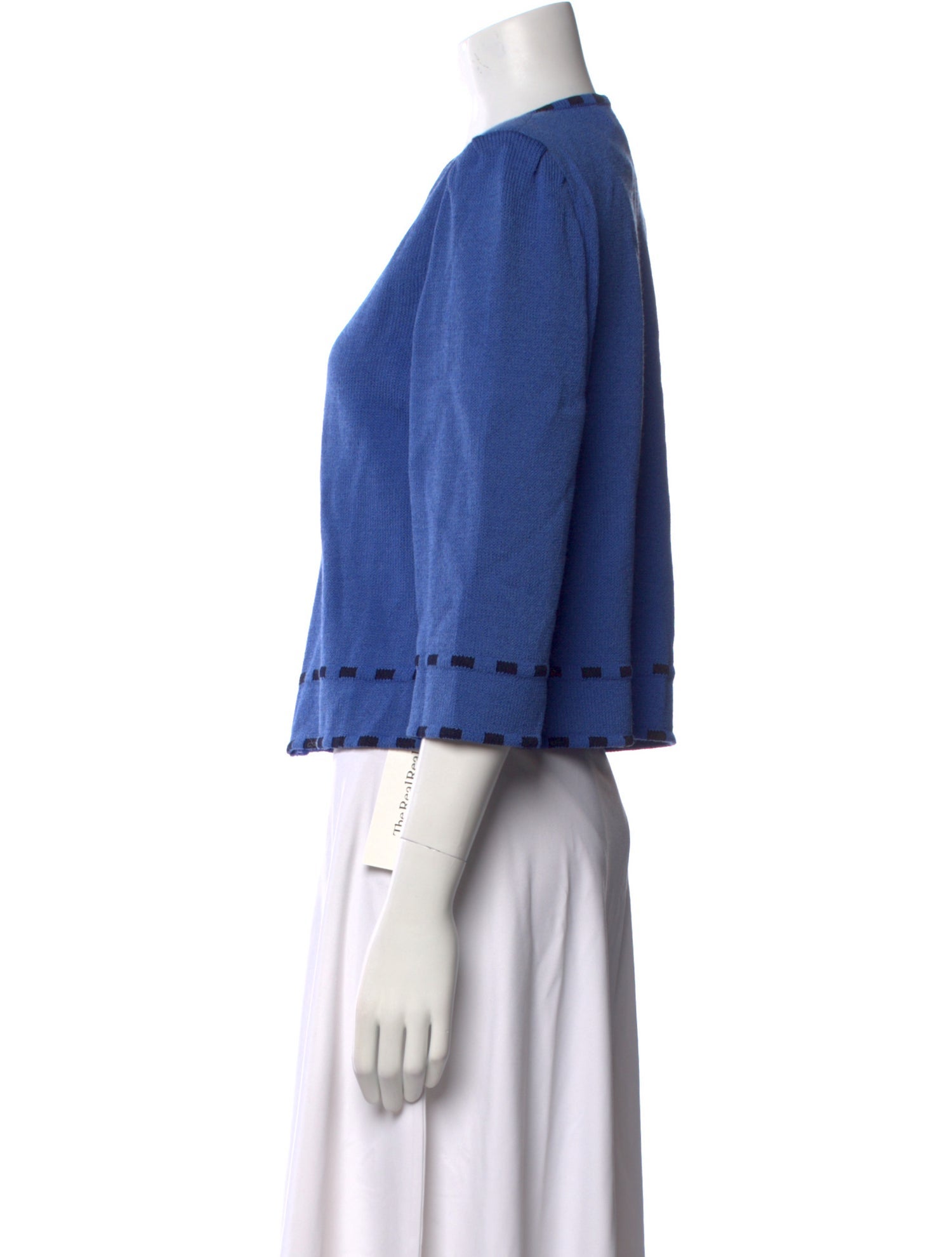 St. John Collection Wool V-Neck Sweater