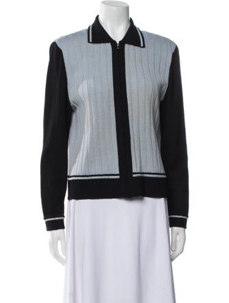 St. John Collection Colorblock Pattern Jacket