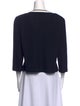 St. John Collection Wool Scoop Neck Sweater