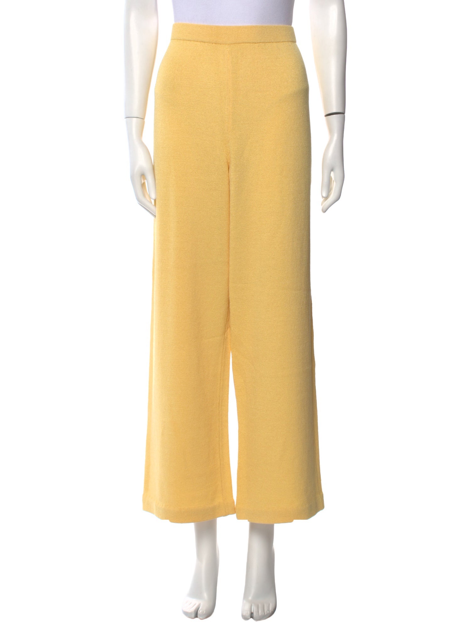 St. John Collection Wool Wide Leg Pants