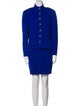 St. John Collection Beaded Accents Skirt Suit