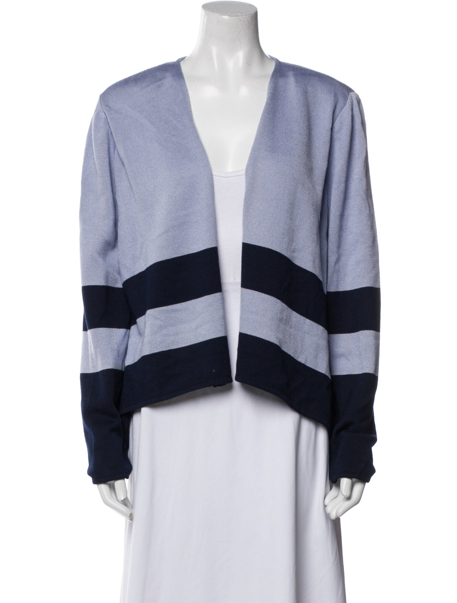St. John Collection Wool Striped Blazer