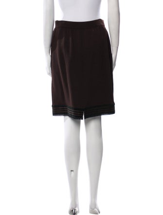St. John Collection Wool Knee-Length Skirt