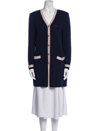 St. John Collection V-Neck Mini Dress