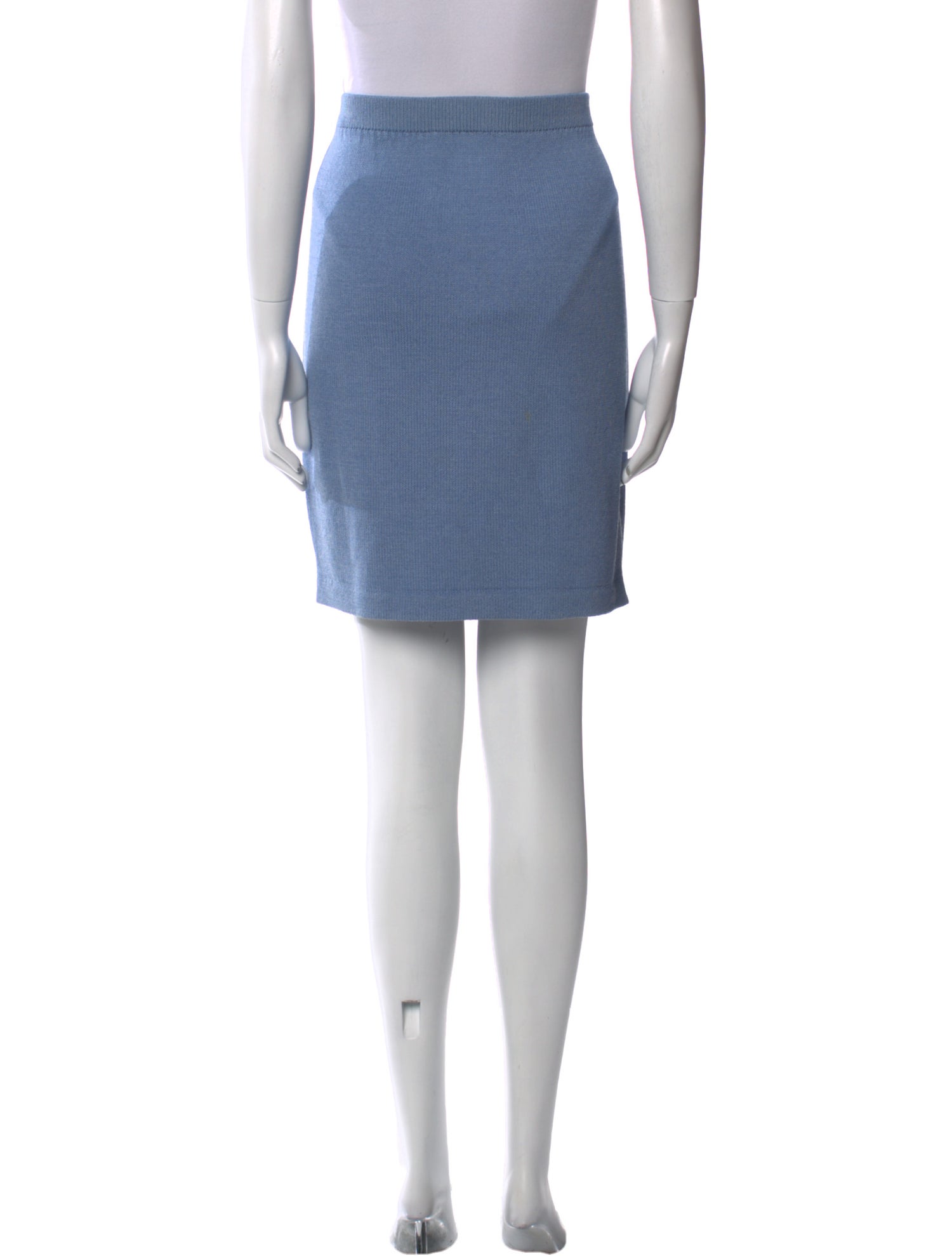 St. John Collection Studded Accents Knee-Length Skirt