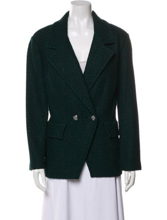 St. John Collection Wool Printed Blazer