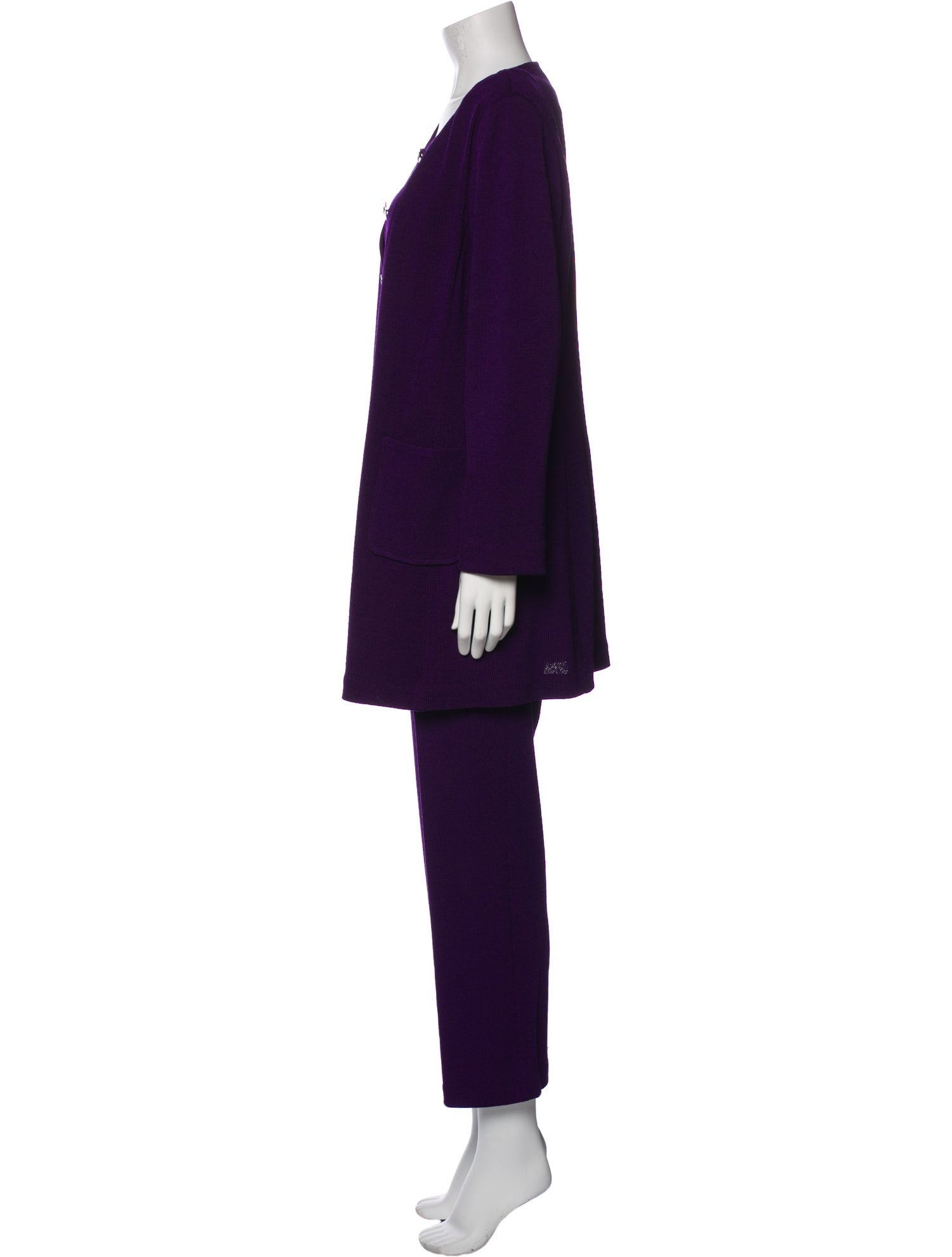 St. John Collection Wool Pantsuit