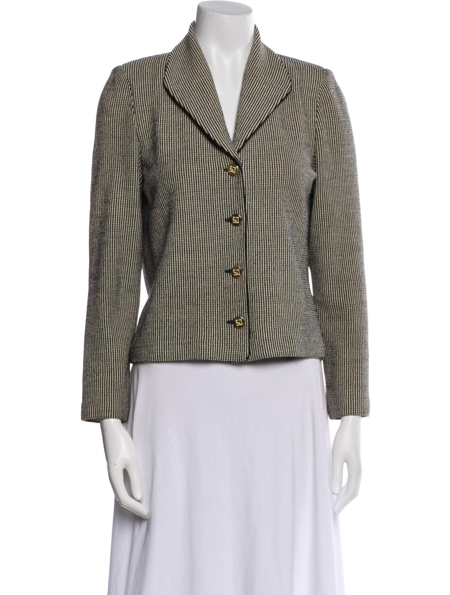 St. John Collection Striped Blazer