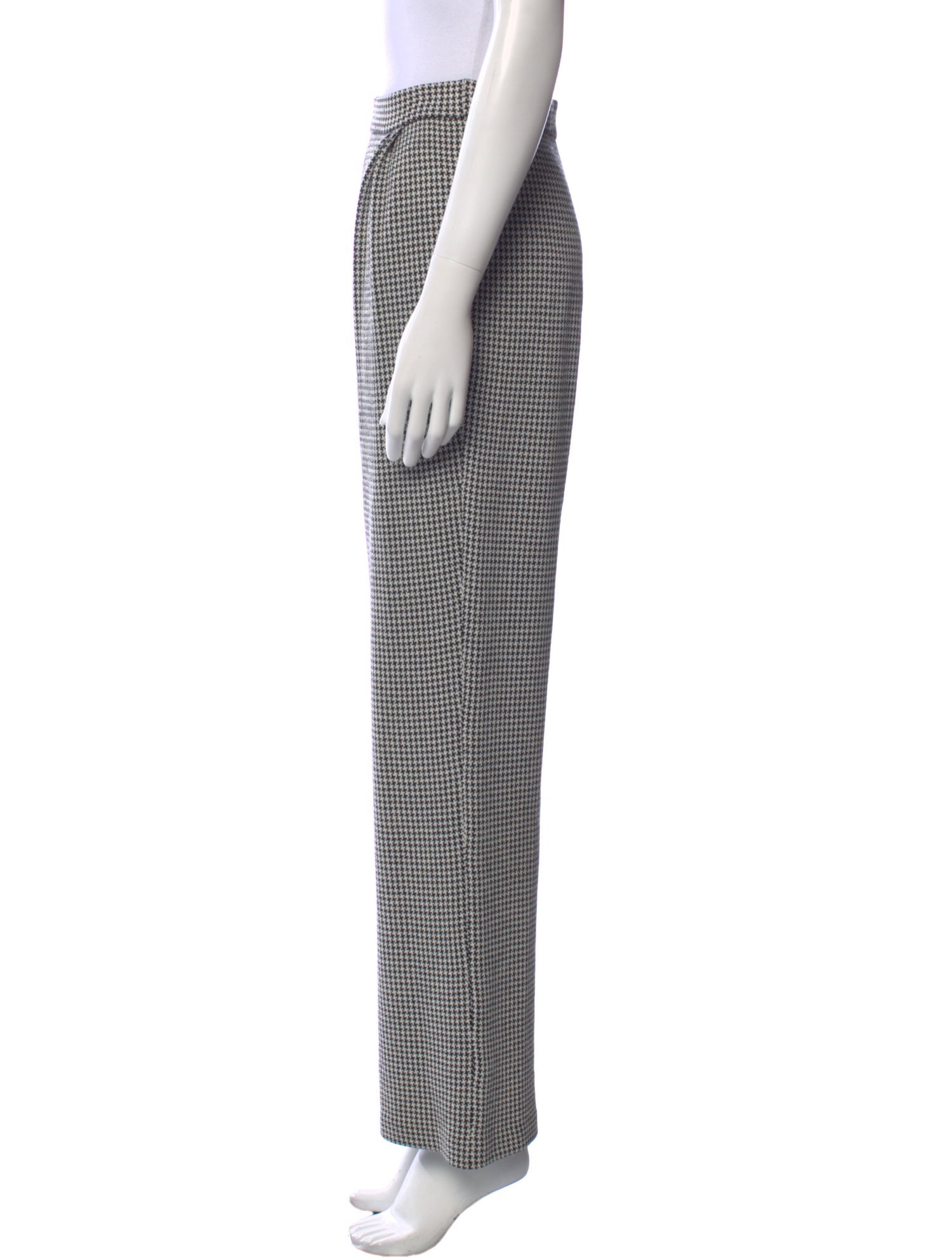 St. John Collection Wool Wide Leg Pants