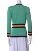 St. John Collection Wool Colorblock Pattern Sweater