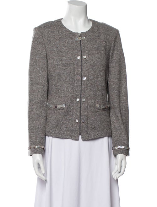 St. John Collection Tweed Pattern Evening Jacket