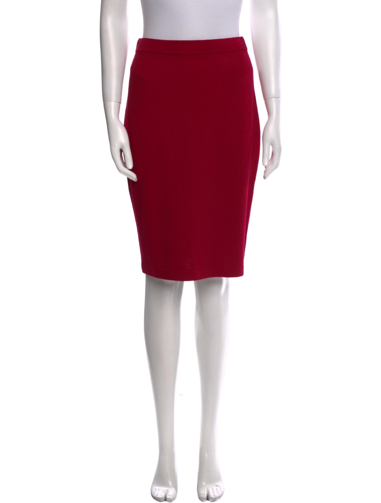 St. John Collection Wool Knee-Length Skirt