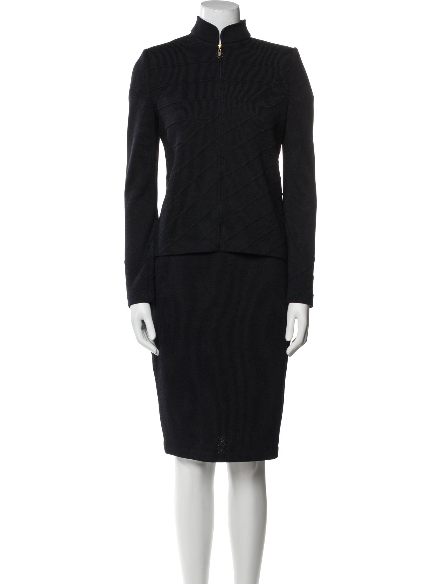 St. John Collection Wool Skirt Set