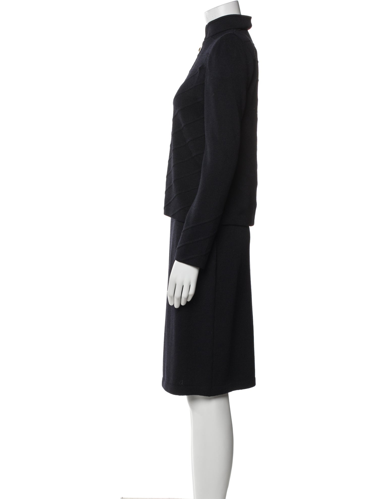St. John Collection Wool Skirt Set