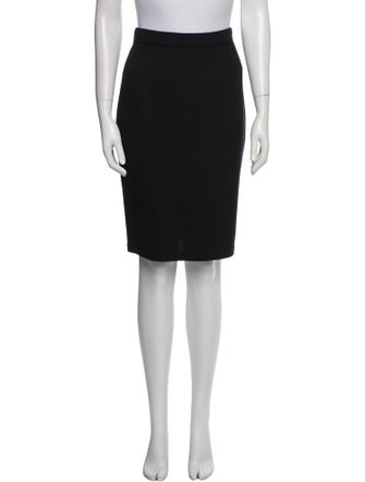 St. John Collection Wool Knee-Length Skirt