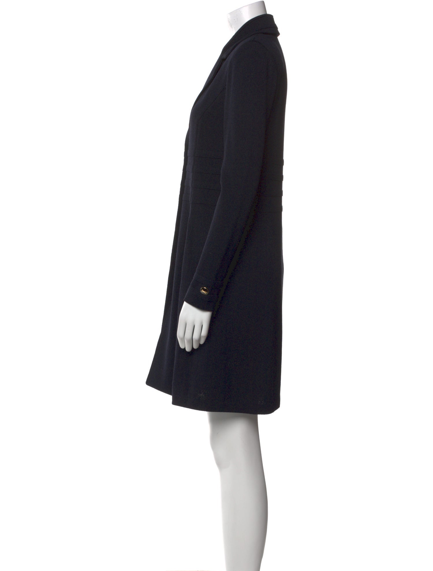St. John Collection V-Neck Knee-Length Dress