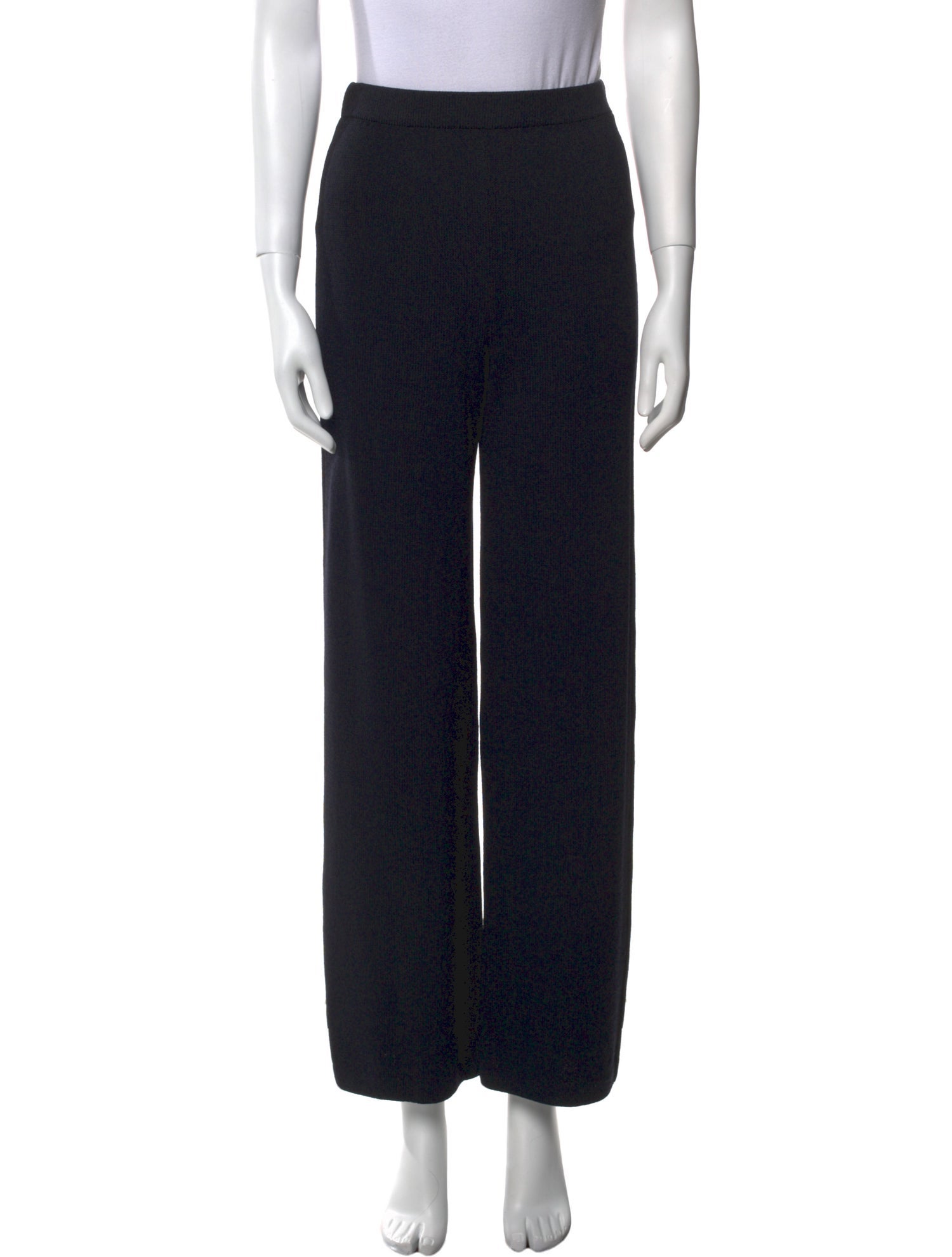 St. John Collection Wool Wide Leg Pants