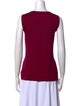 St. John Collection Wool Scoop Neck Top