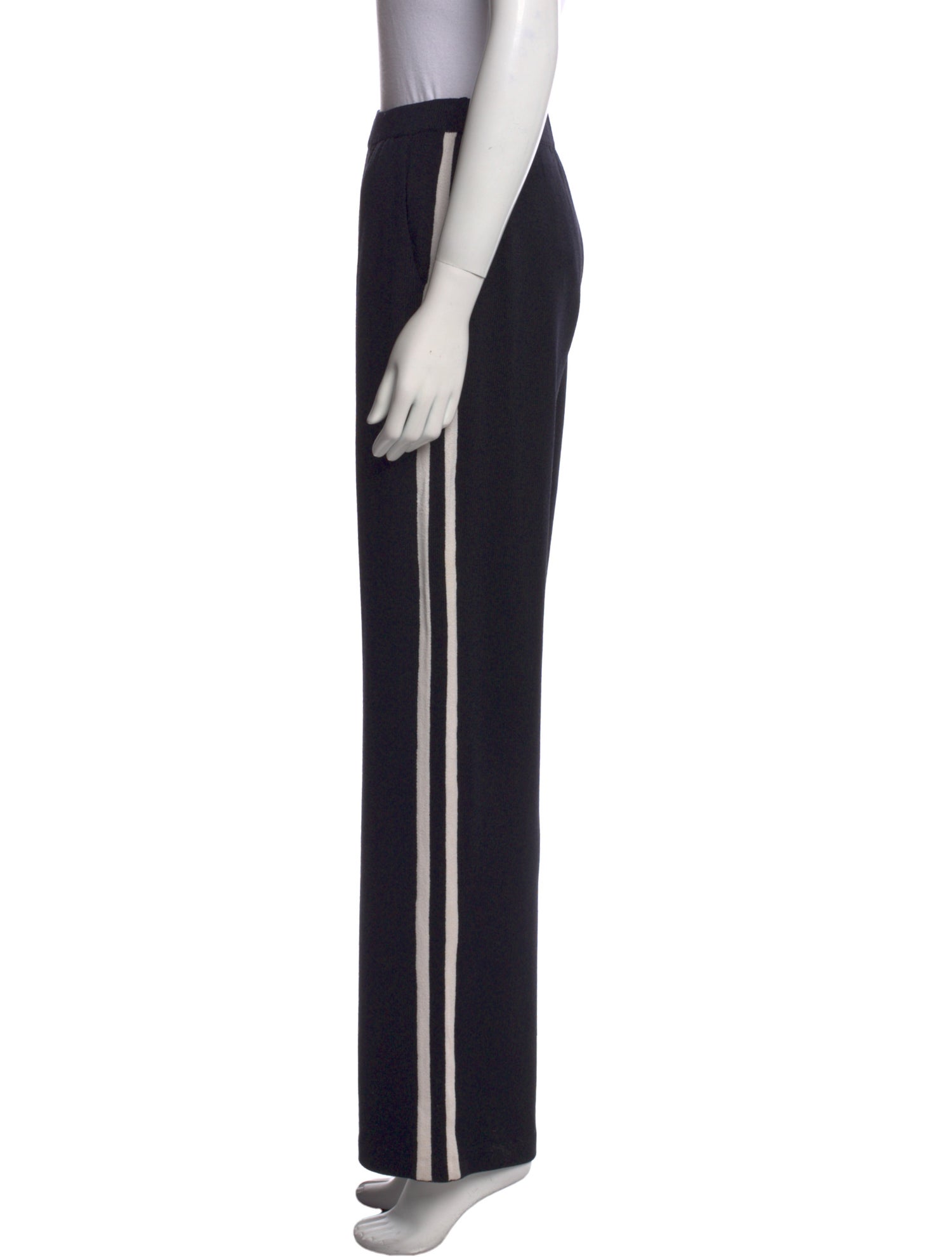 St. John Collection Wool Wide Leg Pants
