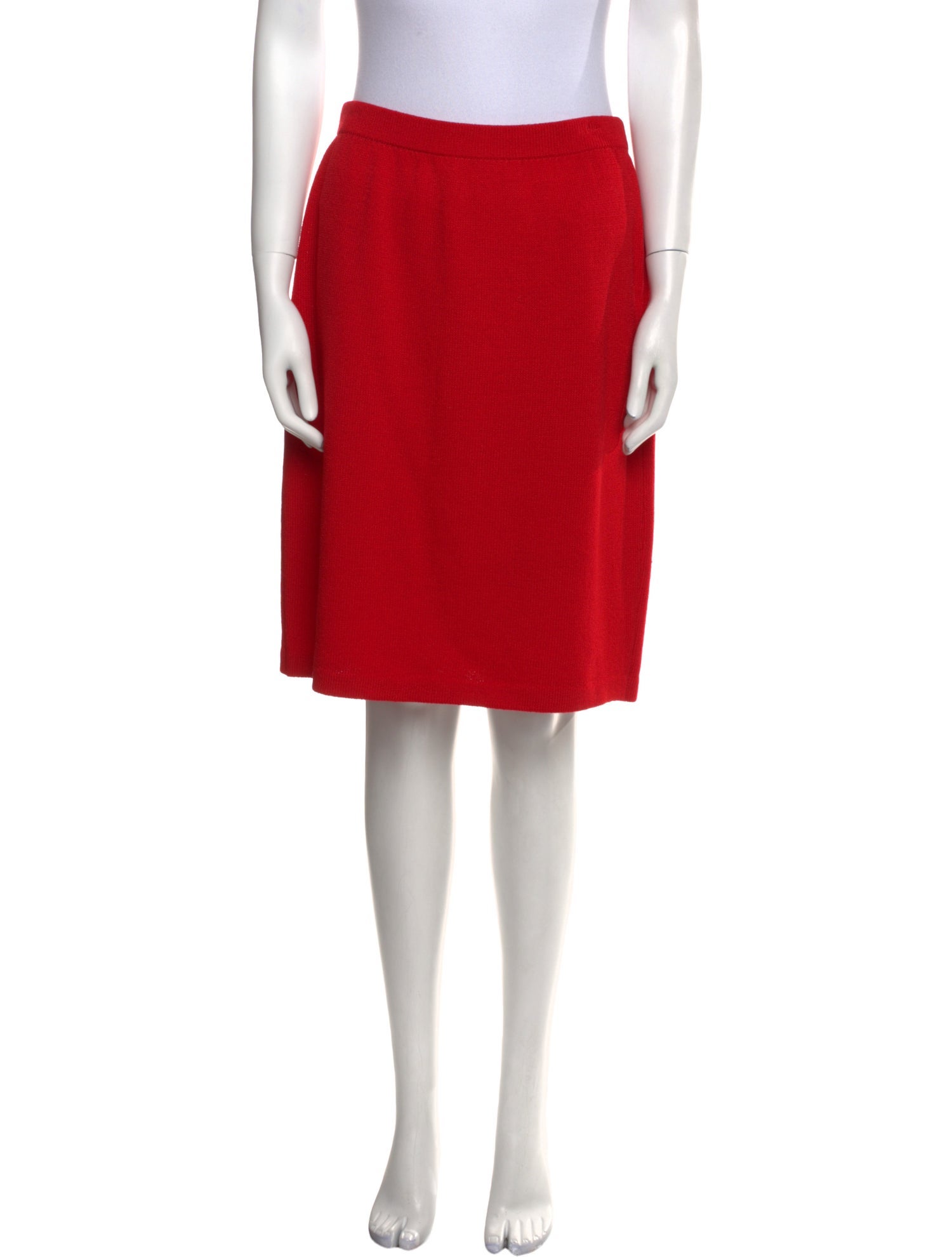 St. John Collection Wool Knee-Length Skirt