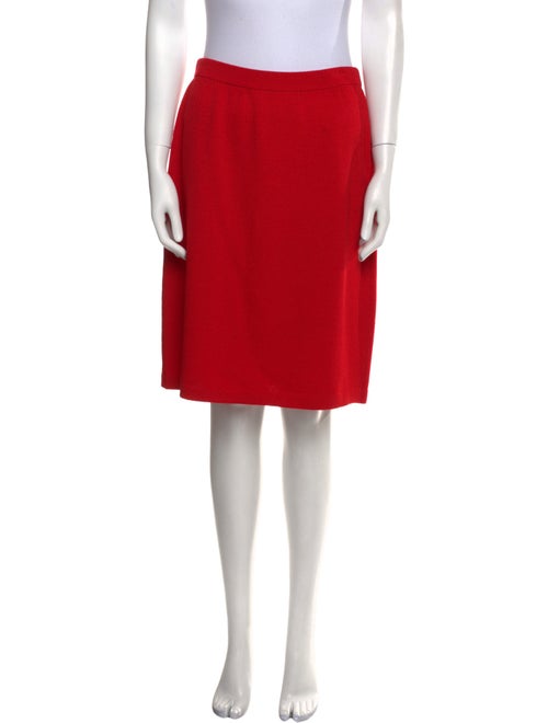 St. John Collection Wool Knee-Length Skirt