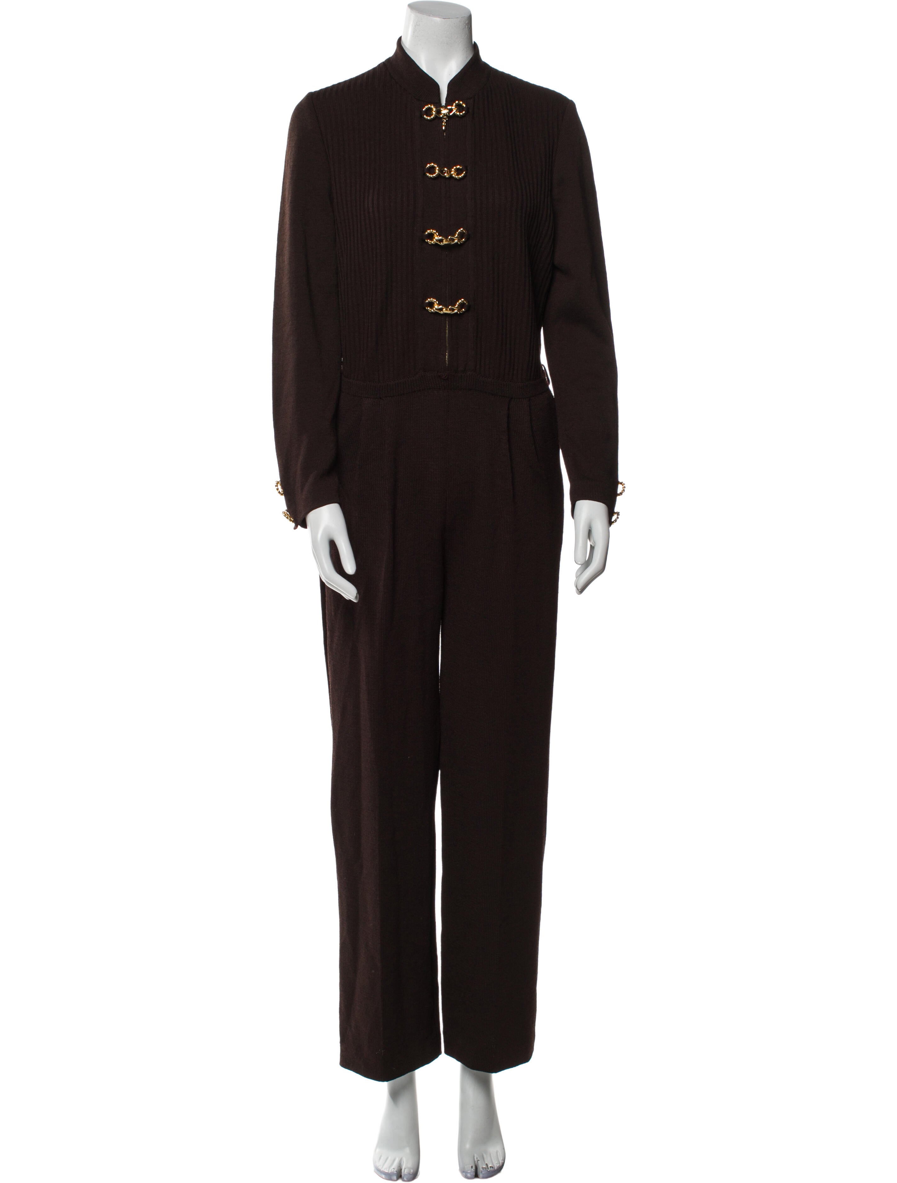St. John Collection Crew Neck Jumpsuit
