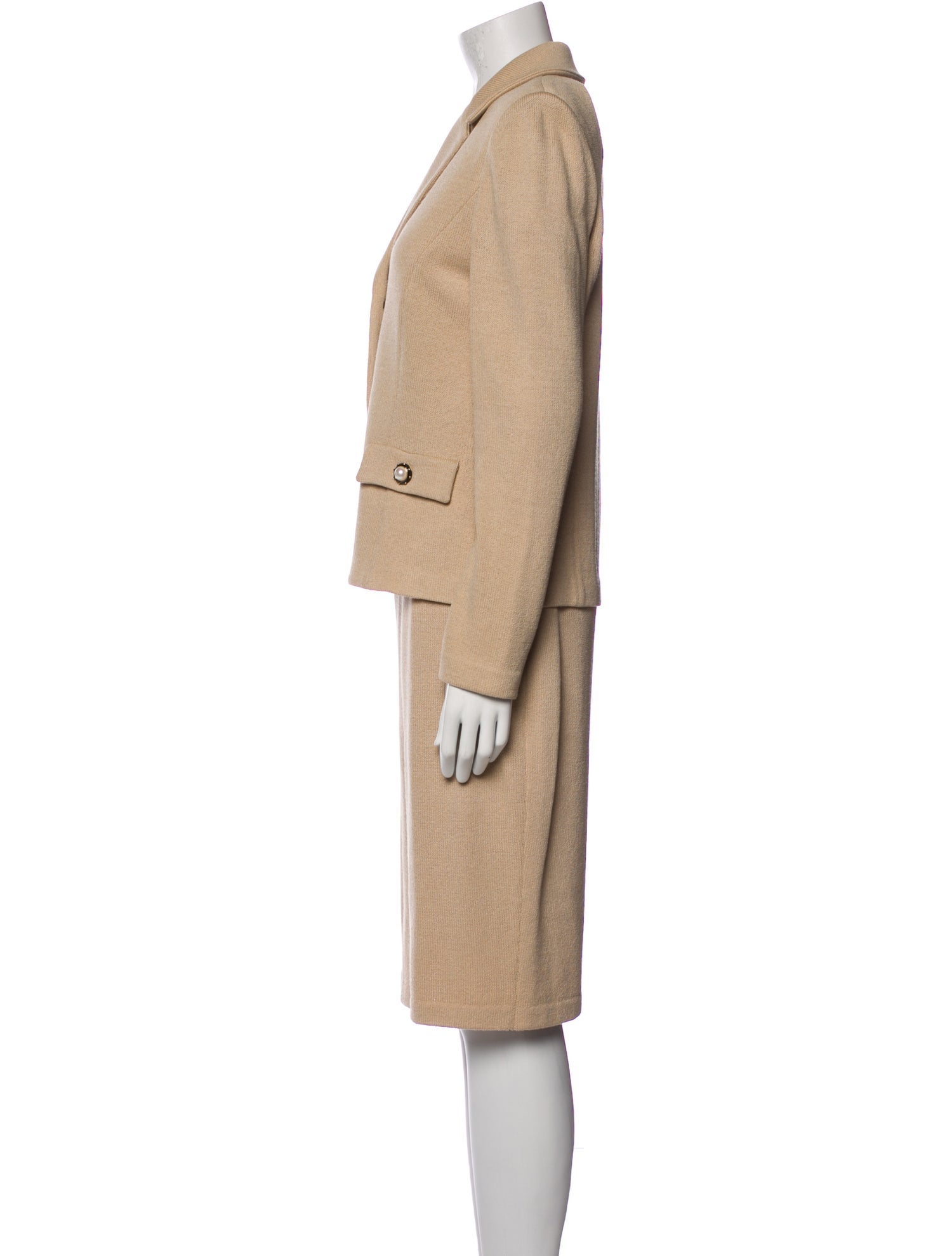 St. John Collection Wool Skirt Set