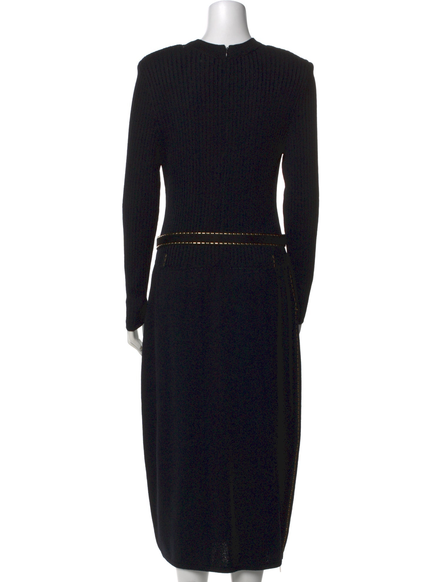 St. John Collection Crew Neck Long Dress