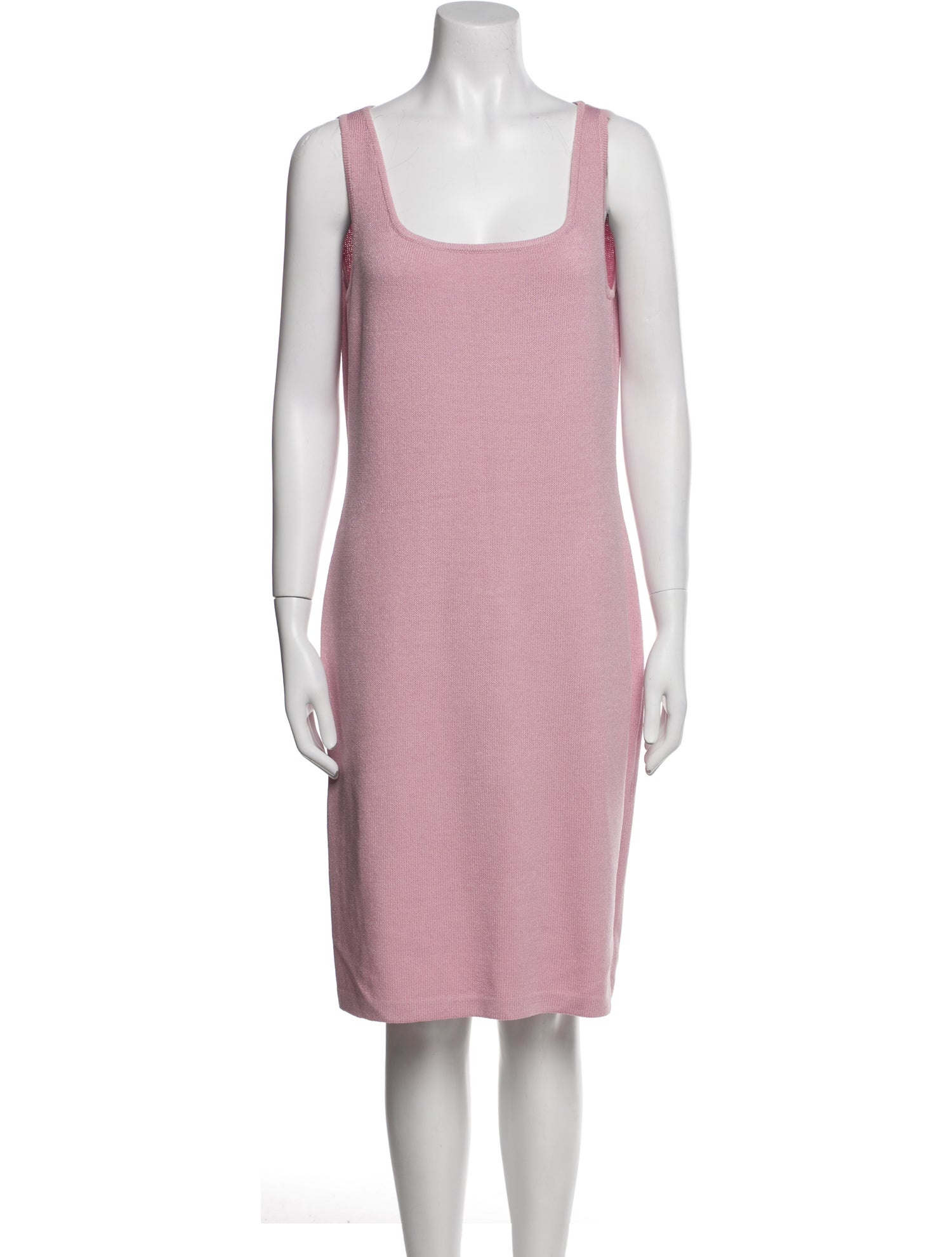 St. John Collection Square Neckline Knee-Length Dress w/ Tags