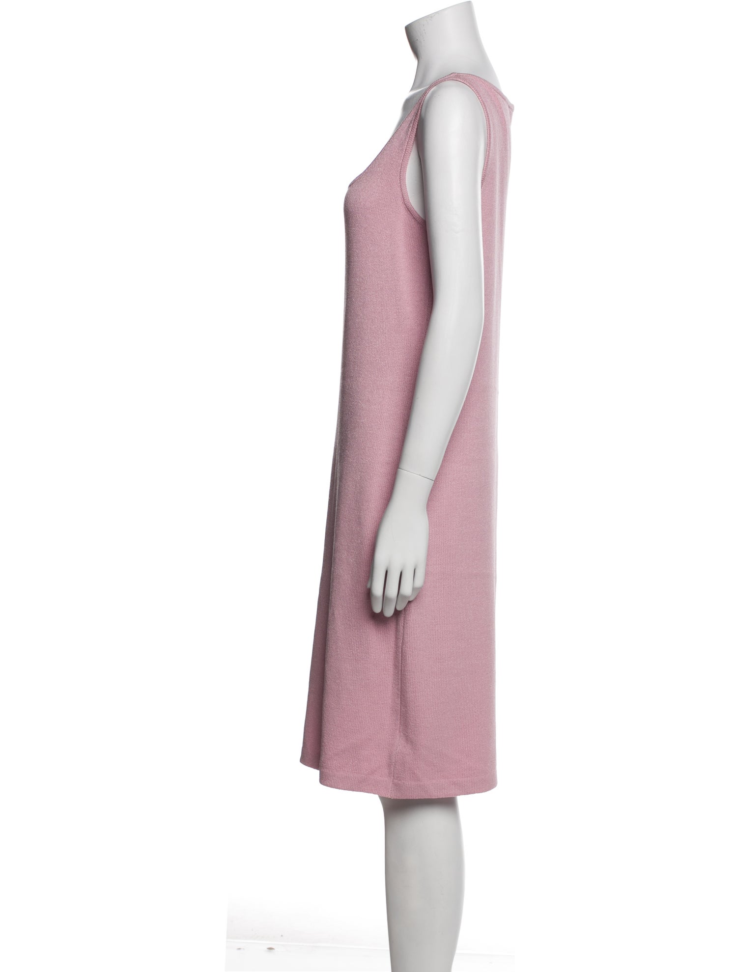 St. John Collection Square Neckline Knee-Length Dress w/ Tags