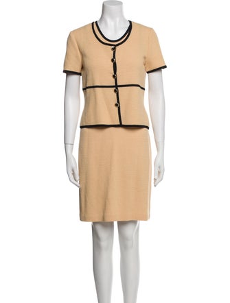 St. John Collection Wool Skirt Set