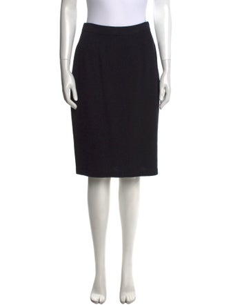 St. John Collection Wool Knee-Length Skirt