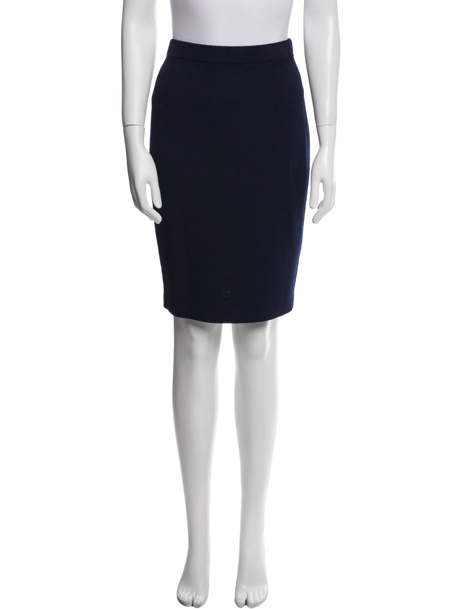St. John Collection Wool Knee-Length Skirt