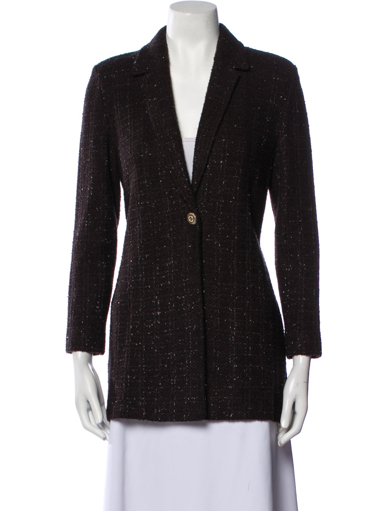 St. John Collection Tweed Pattern Blazer