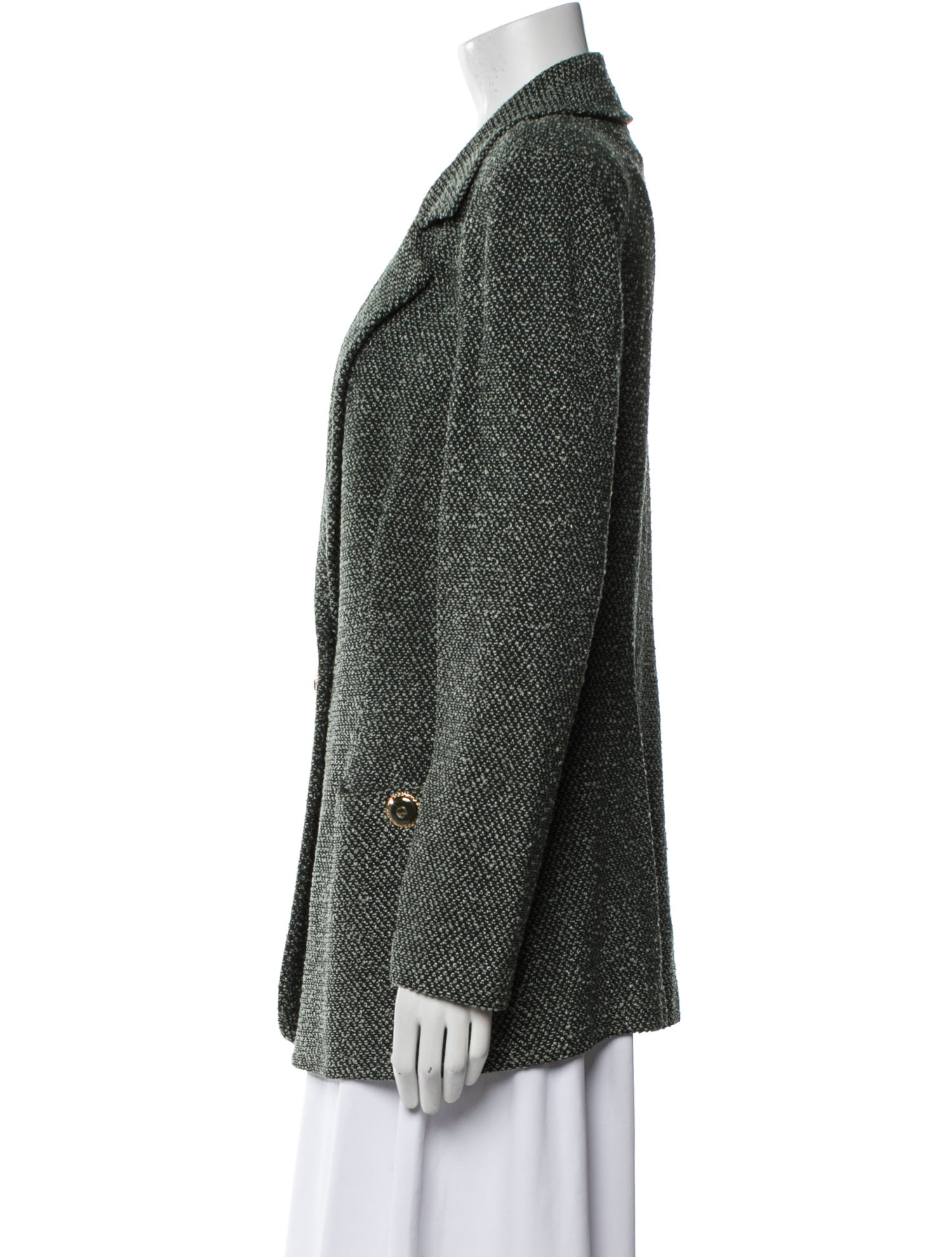 St. John Collection Wool Printed Blazer