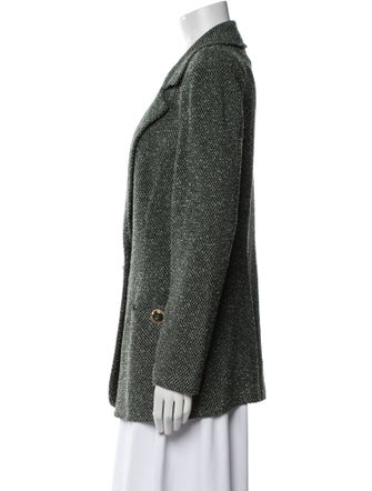 St. John Collection Wool Printed Blazer