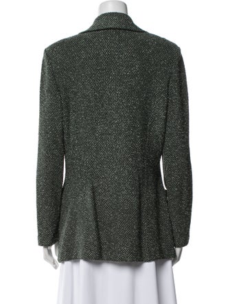 St. John Collection Wool Printed Blazer