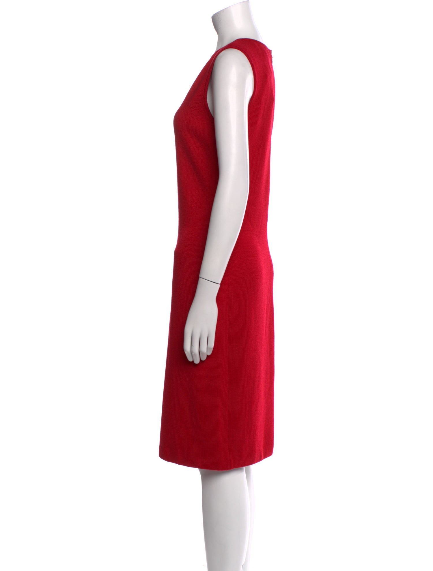 St. John Collection Scoop Neck Midi Length Dress w/ Tags