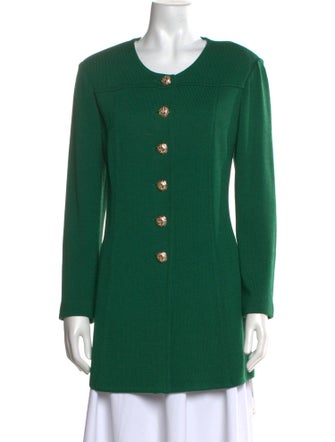 St. John Collection Wool Crew Neck Sweater