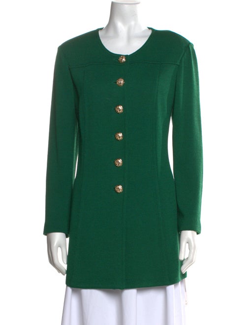 St. John Collection Wool Crew Neck Sweater