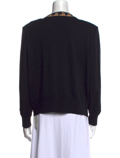 St. John Collection Wool Scoop Neck Sweater