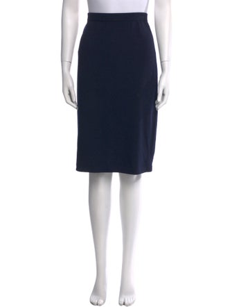 St. John Collection Wool Knee-Length Skirt