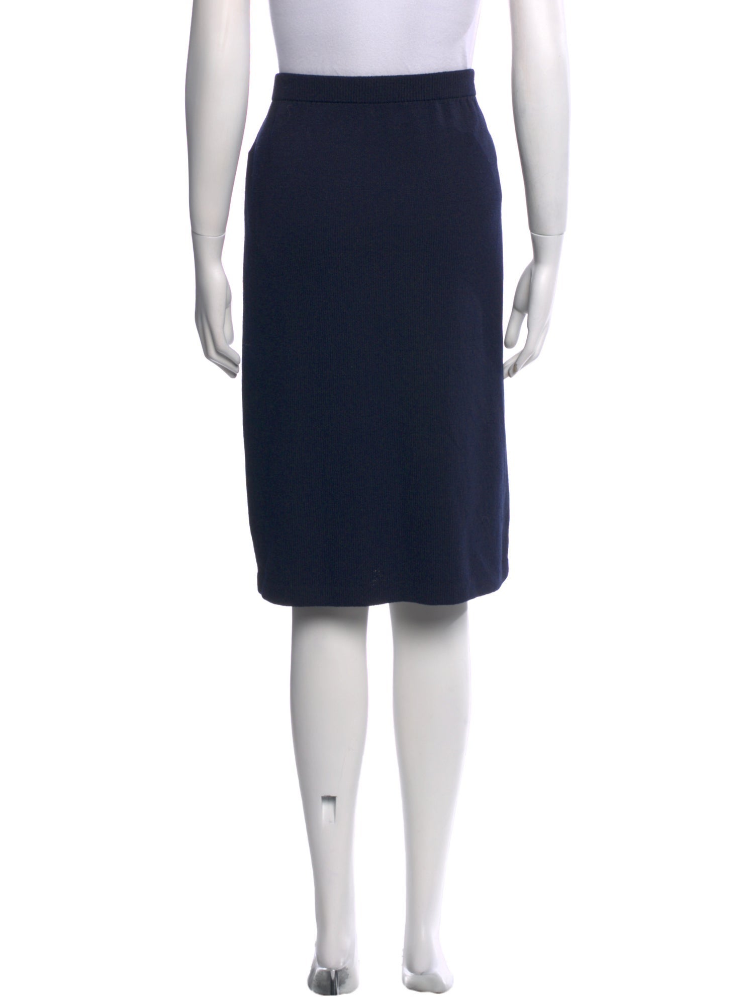 St. John Collection Wool Knee-Length Skirt