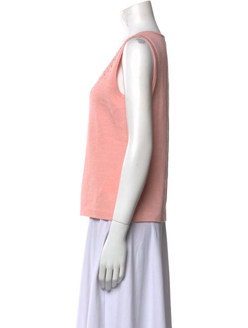 St. John Collection Wool Scoop Neck Top