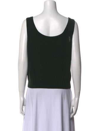 St. John Collection Scoop Neck Sleeveless Top